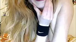 Horny 18-Year-Old Girl With Big Tits And Hairy Pussy