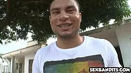 Young Latina Bitch Fucked on Bus