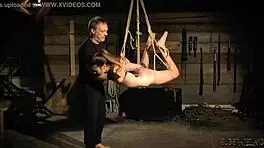 Wow! Slave tied up and hardcore fucked in wild BDSM!