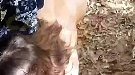 Does your submissive girlfriend suck and fuck outdoors?