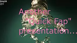 anya krey receives a facial in stockings during quickfap