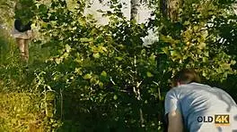 Old Guy Pounds Daughter's Friend Hard in Outdoor Cowgirl Ride!