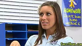 college teen explores uniform adventures