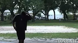 Teen 18+ engages in rough fucking game with blowjob orgasm and amateur contest