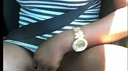 Intimate Car Striptease