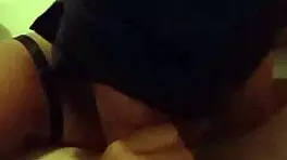 Submissive teen drools quietly on master's hard cock