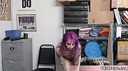 This cute teen 18+ is a member of a local biker group and she is punished