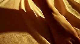 Shaved Teen Babe Fingers Her Hairless Pussy to Orgasm