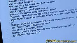 pretty teen sucks in cfnm