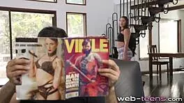 Conversational gorgeous lesbian teen 18+ tribbing and fingering in hot action