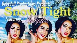 In this casual scene, cute pornstar Snow rides tight dildo in masturbation preview