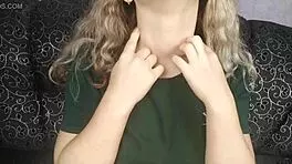 Adorable Oiled Feet Close-Up