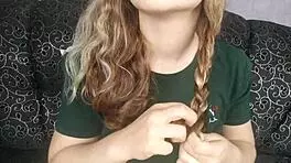 Adorable Oiled Feet Close-Up