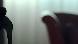 i ride my friend's face with a strapon in stockings