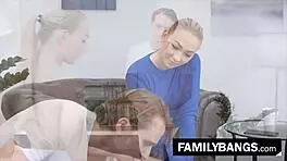 Familybangs Com - Tiny 18+ Nathalie Cherie Banged Hard in Parlor Cage