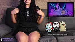 petite mexican reacts to erotic ghost on halloween