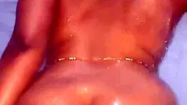 Stepmother Katy Katie's Hot Shower Shows Soft Jiggly Booty and Big Tits