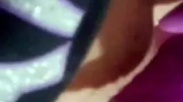 cute teen plays with toys alone