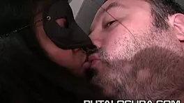 why does the skinny german policeman fuck the tattooed girlfriend in gangbang?