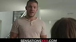 i stayed after class to fuck my tutor after dropping my wet panties, sucking and deepthroating his cock hard