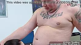 German couple risks intense anal sex in office, nearly caught during casting