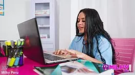 Nurse Maribel asks for raise, gets dick instead in hospital