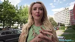 Public agent, you hot young 18+ blonde craving strangers' big cocks for outdoor cowgirl hardcore and cum in mouth?