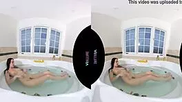 Beautiful Jade Baker Passionately Masturbates With Vibrator In The Steamy Bath!