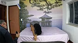 vicky menage arrived to cause trouble at the party with gay ass worshiping and bareback lingerie fun