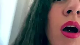 Cute Girl Gives Rough Blowjob To Monster Cock With Ball Licking!