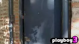 Lauren and friends striptease then pose naked.