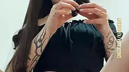 Is this horny Latina's natural ass wet and ready for neighbors?