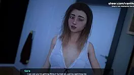 Step Sister Teased With Clothes Ripped, Gets Huge Cumshot On Perfect Ass