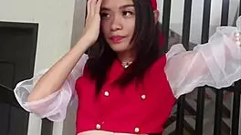 is being a filipina student this wild with white cock and ass licking after school?