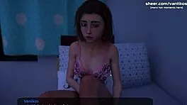 Step Sister Teased With Clothes Ripped, Gets Huge Cumshot On Perfect Ass