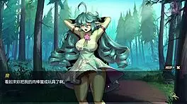 Forest fairy in anime hentai missionary sex with big tits and beautiful emotions