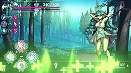 Forest fairy in anime hentai missionary sex with big tits and beautiful emotions