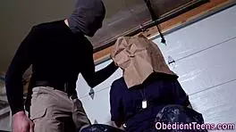 Bound Teen In BDSM Bondage Gets Rough