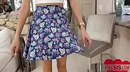 I can't believe Mila Blaze's big tits and ass got a huge cumshot. She's so petite and hot!