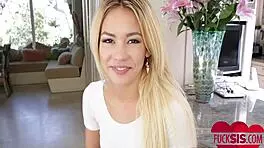 I can't believe Mila Blaze's big tits and ass got a huge cumshot. She's so petite and hot!