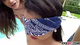 Sorority Girls Teaching the Noob Some Hot Lesbian Tricks Today! 😜