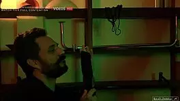 I love being tied up in lingerie, submitting to Azukat and Mario's domination and cumshot