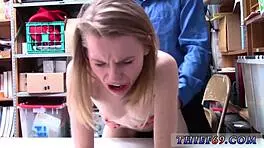 Big boobs teen police has first sex with officer