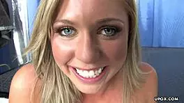 Watch the blonde give an expert blowjob then get her cunt destroyed.