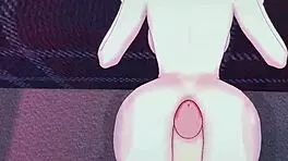 in the bedroom, naughty sara gets caught naked and banged hard by a pervert boy