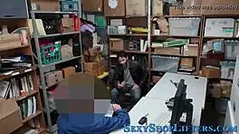 She says, 'Watch me suck this cock like a real amateur teen 18+,' while giving a handjob and getting caught.