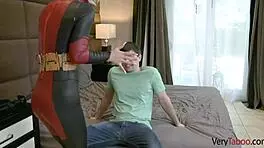 Dominated ebony teen rides big cock rough and takes cum in mouth!