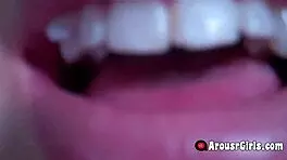 Hot Blonde Teen 18+ Feels Intense Pleasure Masturbating Her Tight Pink Cunt to Orgasm