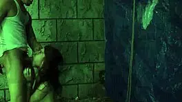 Rough Gangbang Bondage with Super-Hot Blow Pre-Fuck