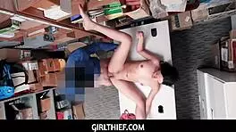 black teen shoplifter taken to office interrogation